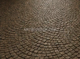 Štípaná dlažební kostka ze žuly Rosa Raveno fotografie 2