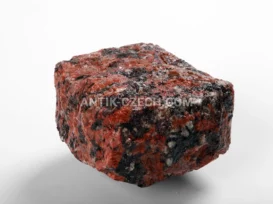 Štípaná dlažební kostka ze žuly Rosso Santiago fotografie 6