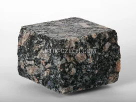 Štípaná a řezaná dlažební kostka ze žuly Leopard Grey fotografie 2