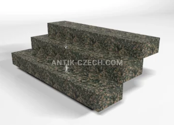 Schody ze žuly Leopard Grey fotografie 1