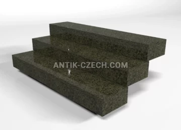 Schody ze žuly Verde Oliva fotografie 1